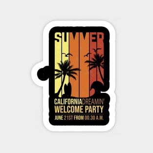 Love California Summer Time 2020 Sticker